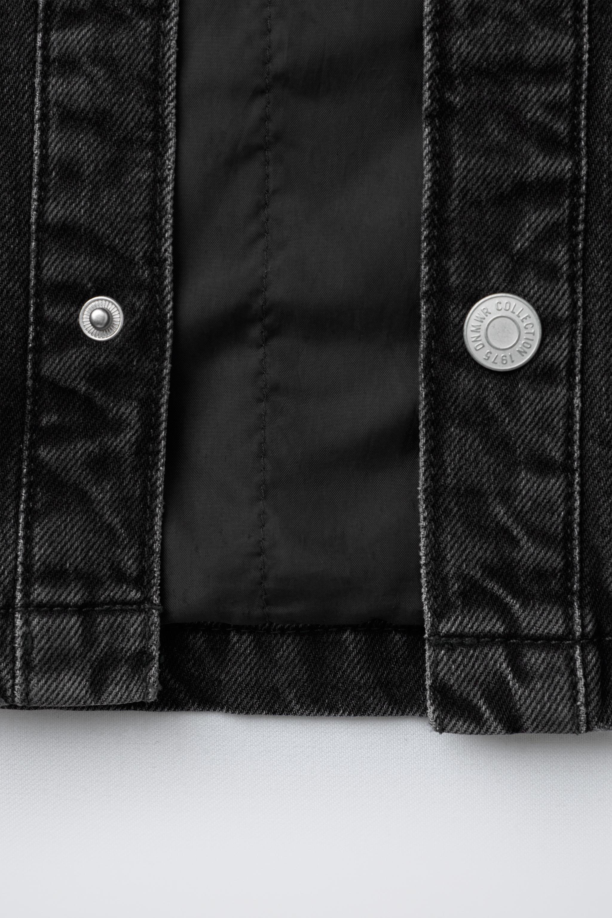 SURCHEMISE EN DENIM MATELASSÉE À CAPUCHE AMOVIBLE